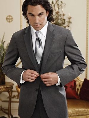 gray suit j